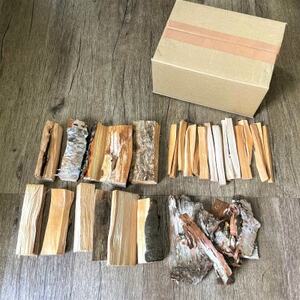 樹種別 薪 お試しセット 2kg | 北海道産 道東産 広葉樹 木の皮 焚き付け 用 薪 焚き火 初心者 ソロキャンプ キャンプ 北海道 釧路町【1410198】