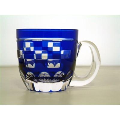 ふるさと納税 墨田区 【すみだ珈琲】THE COFFEE HOUSE COFFEE LIQUID+江戸切子カップ　市松模様