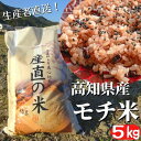 【ふるさと納税】《令和6年産》モチ米 5kg 高知県安芸市 高知県産 農家直送 もち米