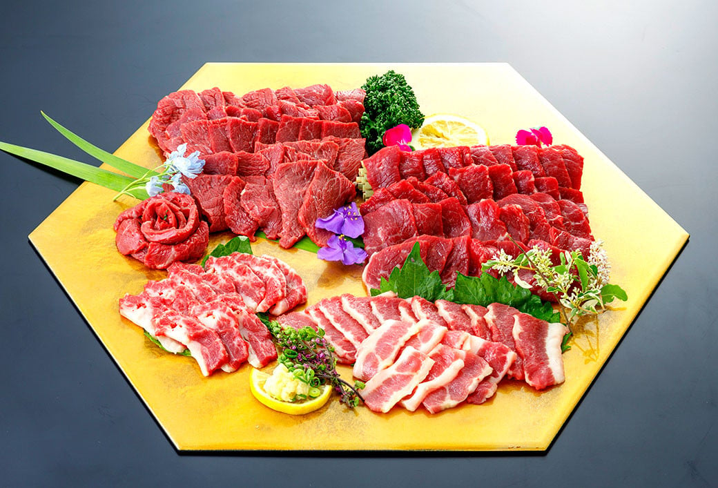 
            3種の馬刺し 300g 【赤身・フタエゴ・サガリ】 肉 馬肉 馬 馬刺 馬刺し 赤身 フタエゴ サガリ
          