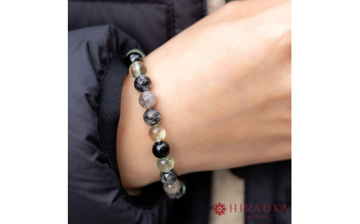 対人健全パワーストーンブレスレット(対人01)･8mm玉 (19.2cm)