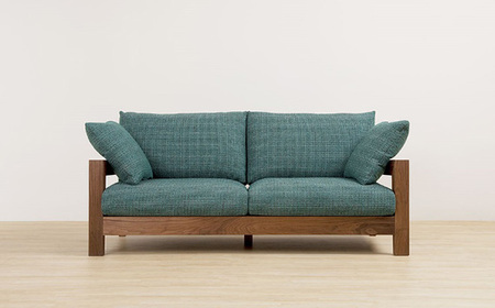 No.863-10 （ウォールナット）AUTHENTICITY FINE SOFA RE GR（グレー）