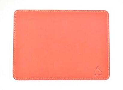 【minca】栃木レザーの本革マウスパッド  職人による手磨き/Mouse pad 01/レッド　780【雑貨 日用品 人気 おすすめ 】