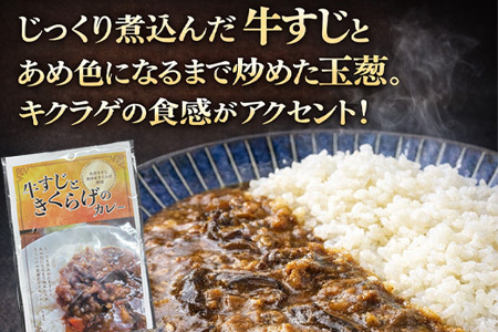 牛すじときくらげのカレー 180g×4袋(合計720g) レトルト カレー 簡単調理