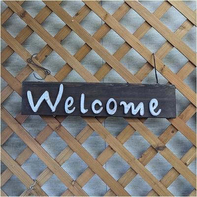 ふるさと納税 小牧市 オリジナルフォント 手書き風切り文字 「Welcome」 大[161P33]