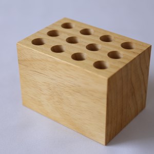 SA0926　《3種の木材から選べる》木製ペン立て 2種セット （アユース）