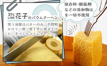 素材にこだわった南大隅町の手作りスイーツ　バウムクーヘン 3個セット ( プレーン ・ たんかん ・ 辺塚だいだい ）菓子 おかし スイーツ デザート バウムクーヘン 食品 人気 おすすめ 柑橘系 