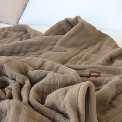 ふるさと納税 泉佐野市 癒しのとろふわ泉州南部織-toronto-/6重ガーゼシングルケット(ブラウン)099H2882 |  | 02