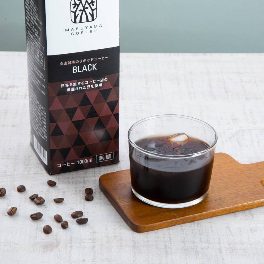＜丸山珈琲＞丸山珈琲のリキッドコーヒー BLACK無糖 6本セット1000ml×6本