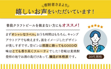 【全12回 定期便 】クラフトビール 地ビール  6本 詰め合わせ（3種類×2本）【ISLAND BREWERY】 《 壱岐市 》[JED020] 168000 168000円  コダワリクラフトビー