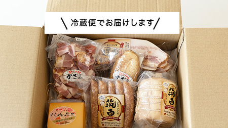 【 12/22入金確認分まで年内配送 】 燻製職⼈ 風實 の おもてなし プレミアム セット 茨城県 銘柄豚 ローズポーク ブランド豚 豚肉 肉 お肉 ベーコン ハム ステーキ ソーセージ かも チー