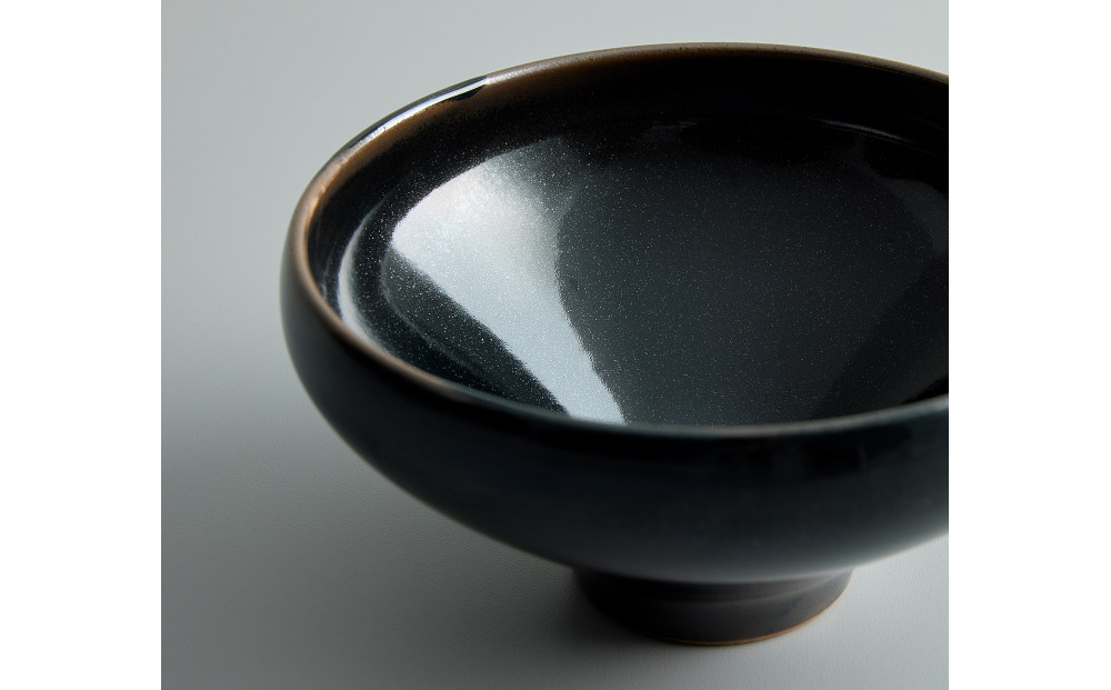 Tableware Deep Bowl Curveペアセット14cm 藍墨