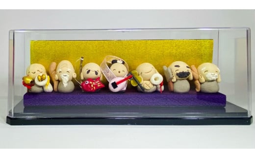 夢わらべっこ 七福神｜陶器 置物 縁起物 武将 癒し 手作り かわいい インテリア 飾り 工芸 個性 群馬県 前橋市