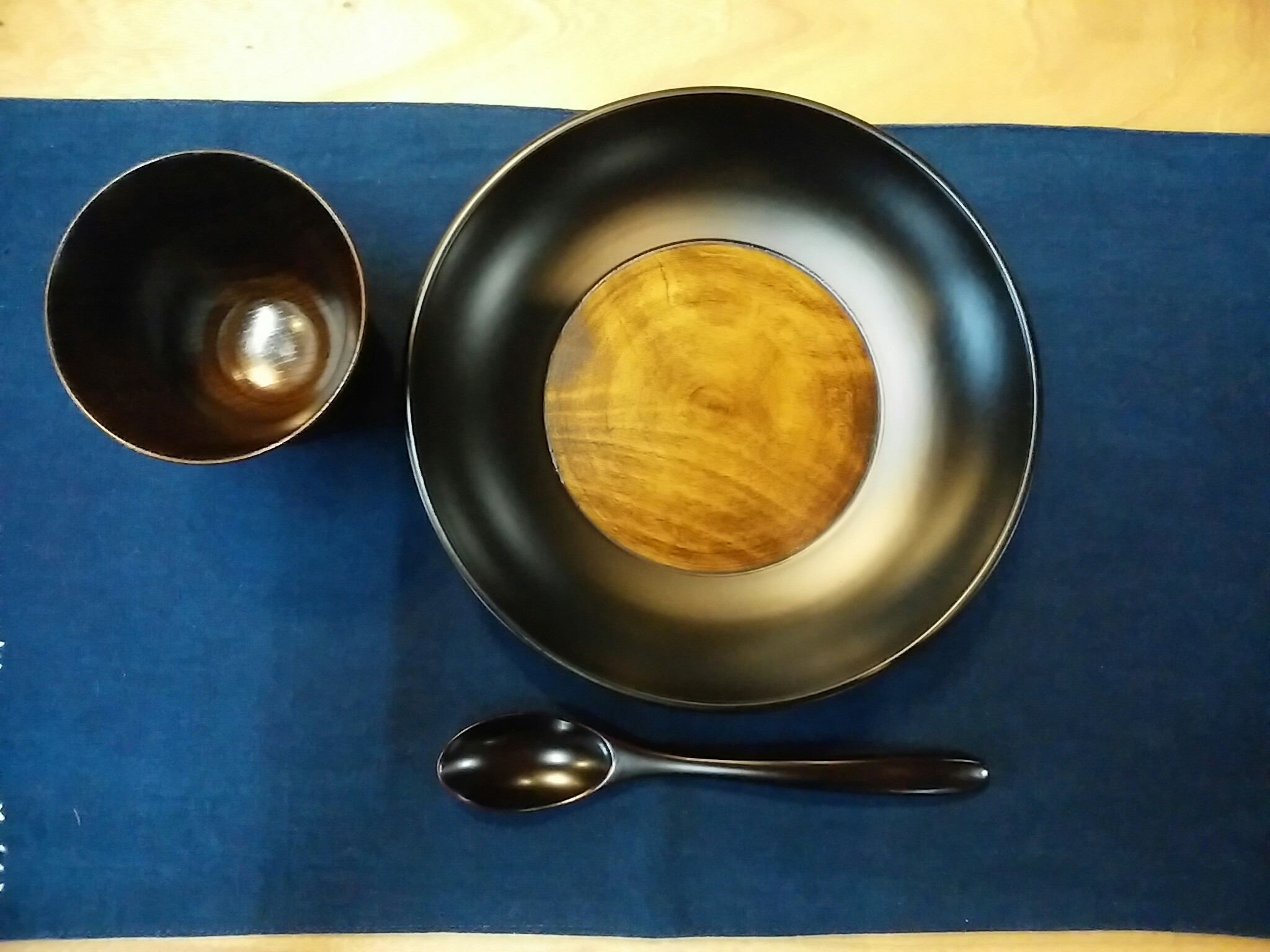 
            8.0 パスタ皿 【 黒 】 | 日用品 食器 皿 漆器 パスタ皿 長野県 塩尻市
          