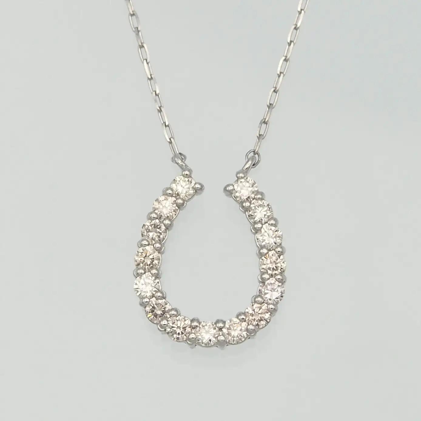 PT900/PT850 0.20ct ダイヤモンド ペンダントネックレス　HH-019720 SWBT002-PT