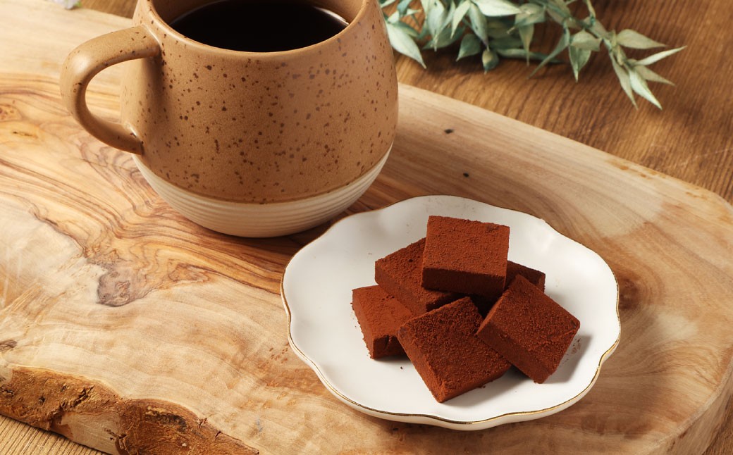 《冷凍》 北海道生チョコレート （ブラック） 約500g （約100g×5箱）