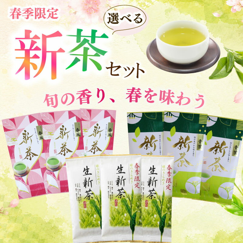 【ふるさと納税】 2026年度産 新茶3~5本 春季限定 新茶 生新茶70g×3袋 高級 お中元 父の日 お茶 静岡 新茶 濃旨 緑茶 深蒸し茶 深蒸し 茶 水出し緑茶 プレゼント 贈答 贈答品 贈り物 産地直送 国産 日本 人気 静岡 県 牧之原市 相良物産