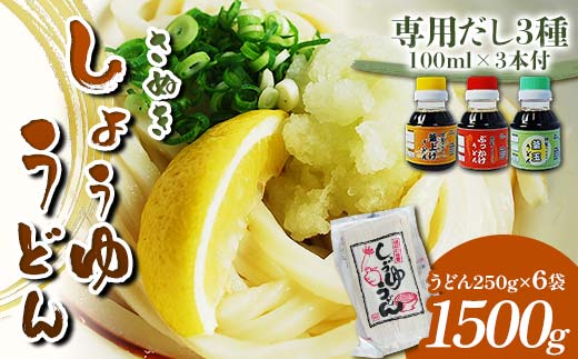 
さぬき醤油うどん (1500g) 専用だし3種付 セット さぬきうどん 讃岐 うどん ぶっかけ 釜揚げ 釜玉 だし だし醤油 麺 名物 ご当地 グルメ 食品 四国 F5J-333
