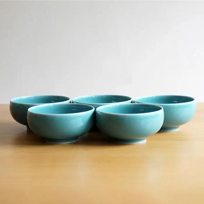【白山陶器】汁碗 5ピースセット 青磁 食器 茶碗 【波佐見焼】 [TA67] 波佐見焼
