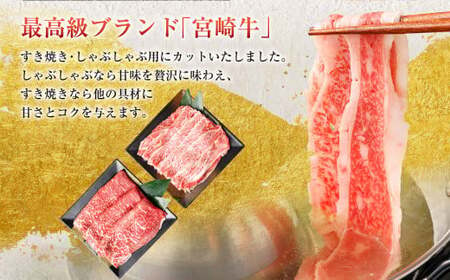 ＜特撰・宮崎牛もも300g/バラ300g すき焼き・しゃぶしゃぶ＞2か月以内に順次出荷します【c508_hn_x2】