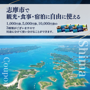 【三重県志摩市】市内施設『共通旅行券』3000円分