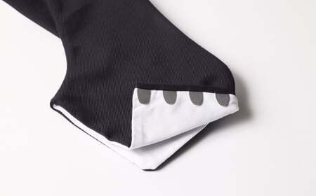 雲才足袋四枚馳白底【25.0cm】