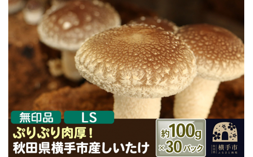 
しいたけ 無印品 LS（約100g）×30パック
