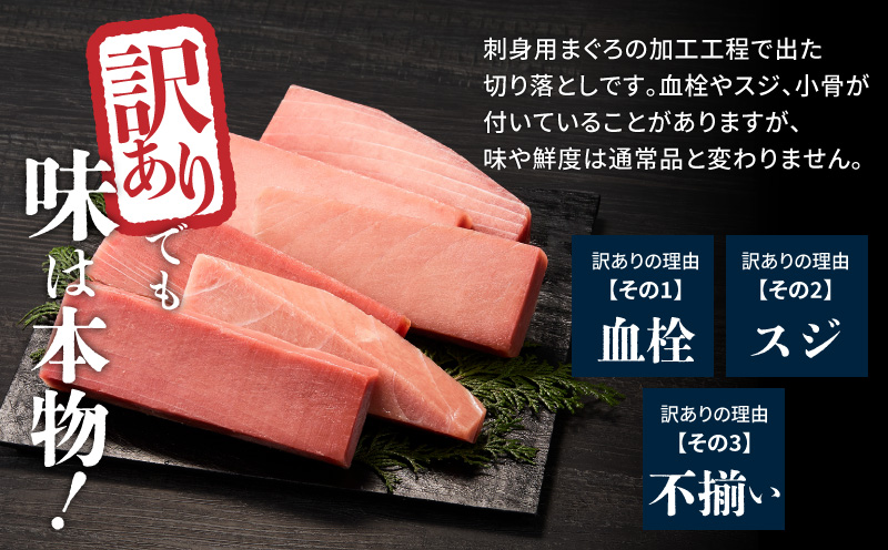 【7営業日以内に発送】＜訳あり＞天然三崎まぐろ 1kg たっぷり10人分！不揃い赤身　M020-013