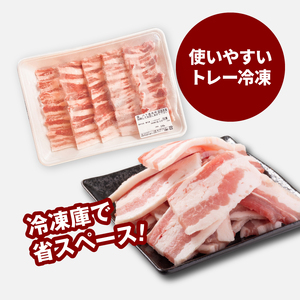 ★スピード発送!!７日～10日営業日以内に発送★宮崎県産豚バラ焼肉 500g K16_0188