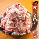 【ふるさと納税】訳あり 国産 豚肉 切り落とし 1.3kg 豚小間 しゃぶしゃぶ ロース すきやき バラ 冷凍 瓜生豚 小分け 簡易包装 訳あり ぶた スライス 薄切り 豚しゃぶ 贈り物 ギフト お取り寄せ お取り寄せグルメ 食品 送料無料 産地直送 冷凍 瓜生