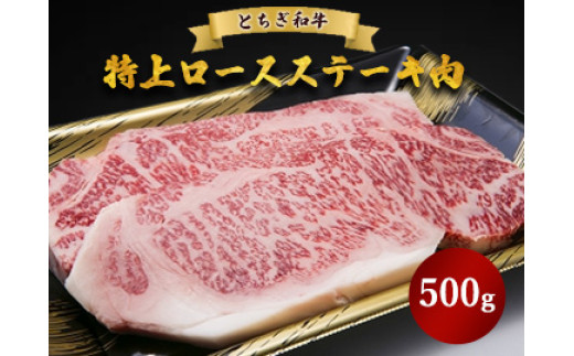 
            とちぎ和牛 特上ロースステーキ肉 500g
          