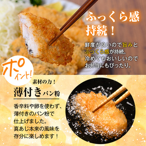 鳥取県産こだわりのアジフィーレフライ(計600g) アジ 冷凍 冷凍食品 惣菜 レトルト おかず 揚げ物 お弁当 【sm-DU001-A】【島谷水産】