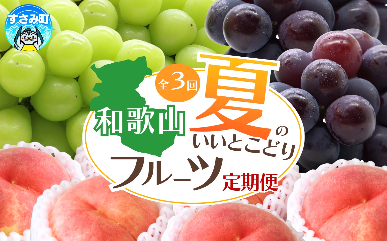 【3か月定期便】夏のいいとこどりフルーツ定期便♪桃・ピオーネ・シャインマスカット / 果物 フルーツ くだもの フルーツ定期便 定期便 くだもの定期便 もも モモ 桃 葡萄 ぶどう マスカット【tkb