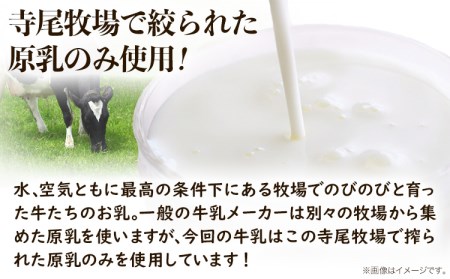 寺尾牧場のこだわり濃厚牛乳 900ml×3本 ノンホモ牛乳