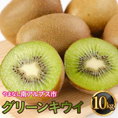 ふるさと納税 南アルプス市 【2026年発送】山梨県南アルプス市産　グリーンキウイ　約10kg