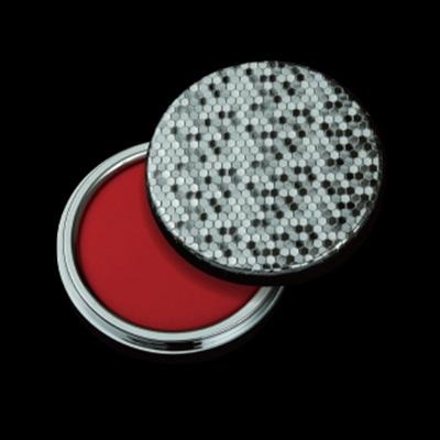 ふるさと納税 岐南町 朱肉ケース　ハニカム　クロム