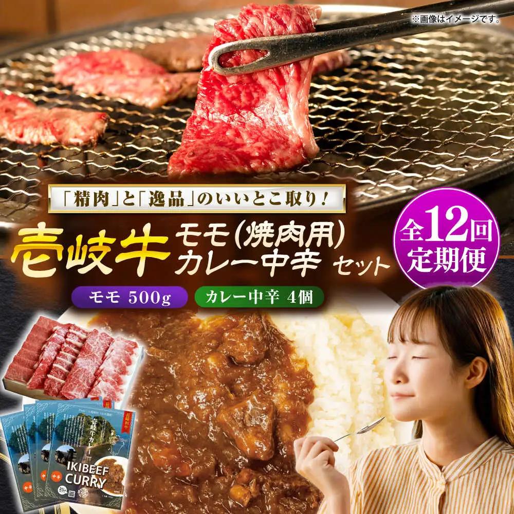 【全12回定期便】モモ＆カレー中辛 和牛 焼肉 [JDW133]