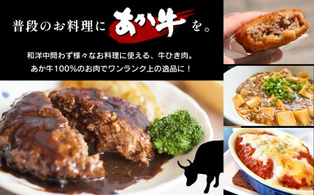 本場熊本！あか牛ミンチ 1000g