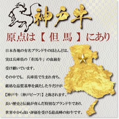 神戸牛 焼肉・焼肉(不揃い)用セット 計900g YBY3 【2026年4月より順次発送】【配送不可地域：離島】【1681984】