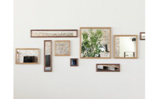 ORLO Wall Mirror 2184 walnut