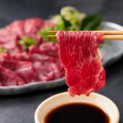 ふるさと納税 人吉市 熊本肥育 上赤身馬刺しセット 約500g 1パック約50g(人吉市) |  | 02