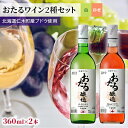 【ふるさと納税】【飲み比べmini4本】おたるワイン2種セット（ロゼ・ナイヤガラ）　 お酒 アルコール 果実酒 フルーティ 華やか 香り 人気 甘口 生ワイン 新酒 上質