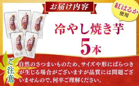 紅はるか 冷やし焼き芋 5本入 / やきいも 焼いも 焼芋 冷蔵 しっとり / 亀山市 / 芋笑[AMBU004]