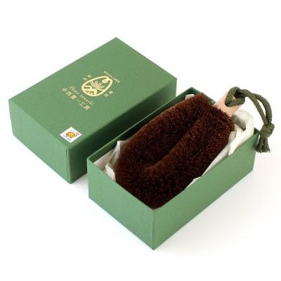 ふるさと納税 海南市 中西富一工房の復刻紀州の棕櫚(シュロ)　健康たわし小　ナチュラル(化粧箱入り) |  | 03