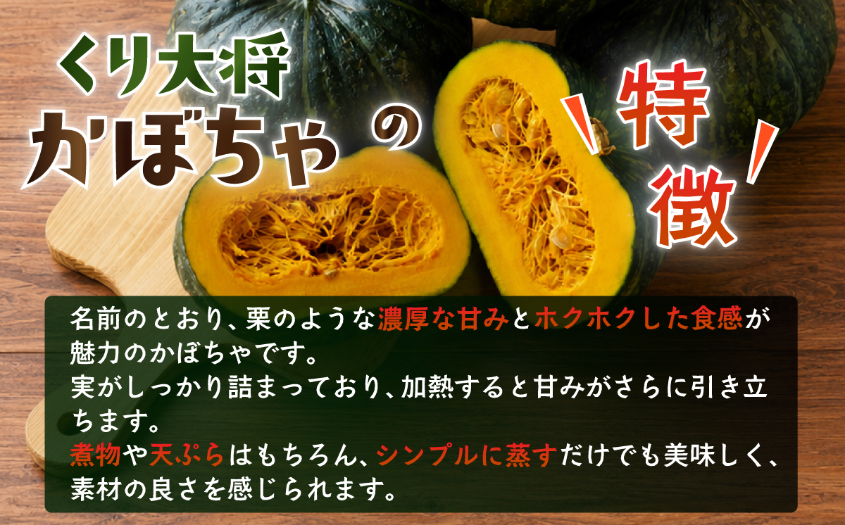 【訳あり】かぼちゃ くり大将 《容量が選べる！》訳あり 茨城県産 くり大将 約5kg (2玉から3玉) / 約10kg (5玉から6玉) 【茨城県 下妻市産 かぼちゃ カボチャ 南瓜 くり大将 くりた