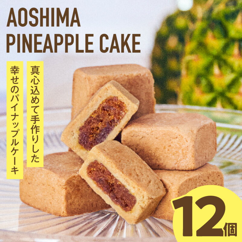 【ふるさと納税】さくさく食感♪ 青島パイナップルケーキ 6個入り×2箱 パイナップルケーキ ケーキ デザート スイーツ お菓子 菓子 焼き菓子 お茶菓子 ご褒美 贈答 贈り物 ギフト プレゼント グルメ お取り寄せ 小分け 個包装 個装 ご当地グルメ 宮崎グルメ 青島