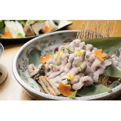 国産鰻(うなぎ)と山崎真鯛を使った贅沢しゃぶしゃぶ食べ比べ【鯛多め】〆の蓮根麺付　2～3人前《冷凍》【配送不可地域：離島】