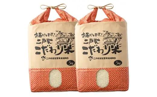 令和7年産 いわてっこ 精米 10kg（5kg×2袋） ／ お米 米 白米 ご飯 飯 こめ コメ 産地直送 産地 直送 国産 岩手県産