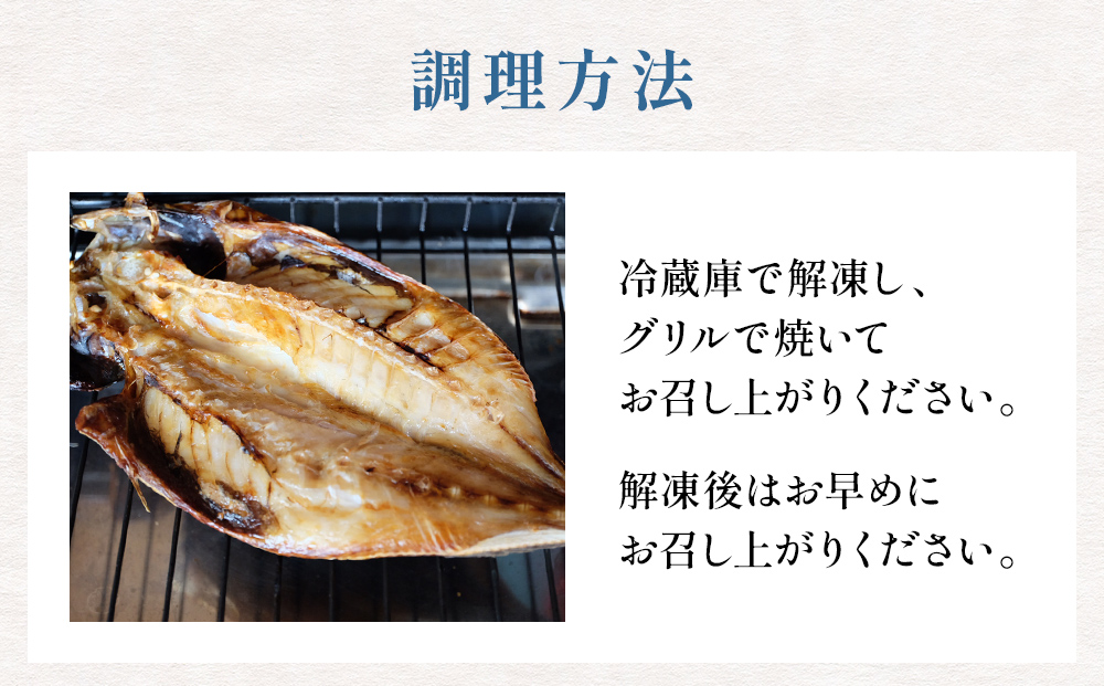 【連続6回定期便】【訳あり】あじの干物（約30cm）12枚  富