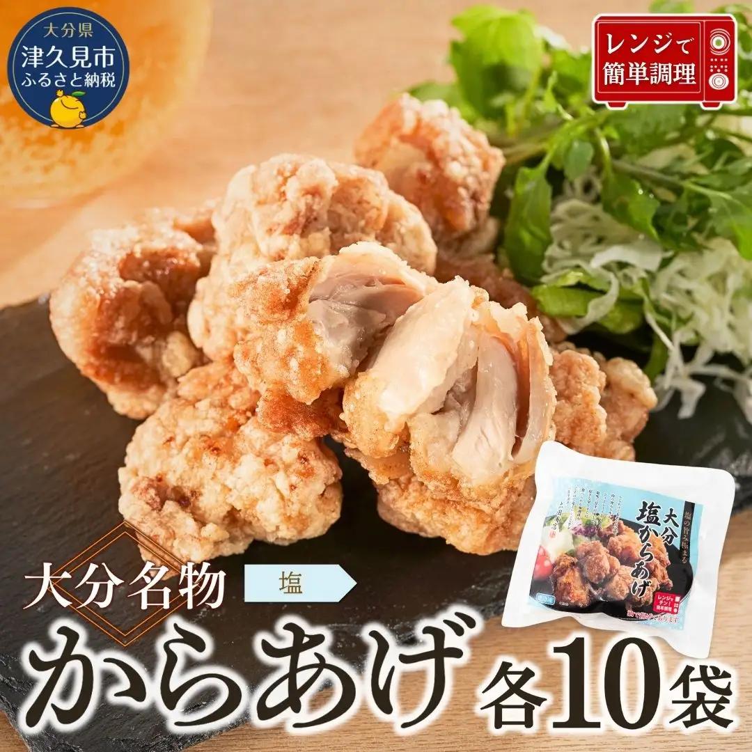 からあげ 大分名物 塩唐揚げ ×10袋 | からあげ